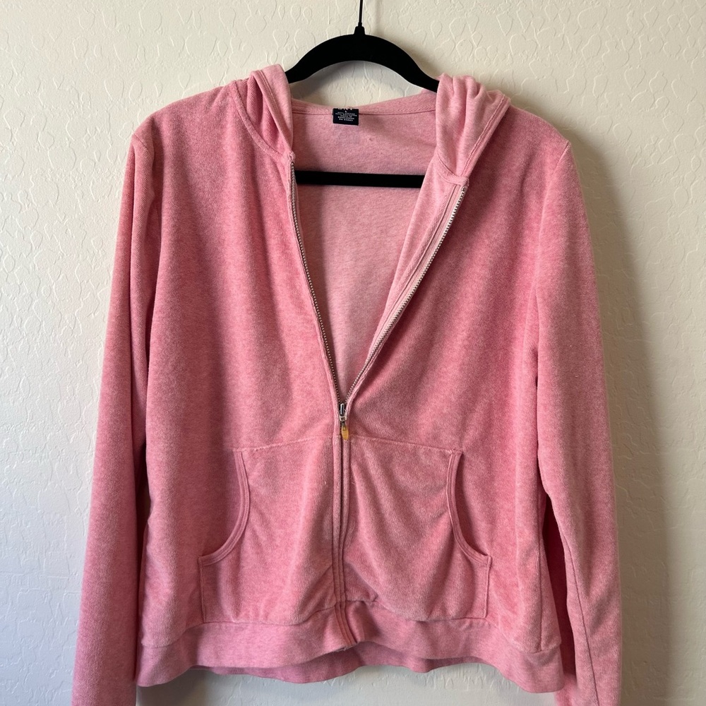 Pink Gap Zip Hoodie